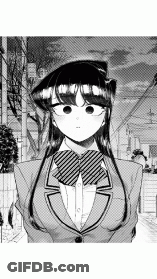 Shy Komi Manga Animated GIF