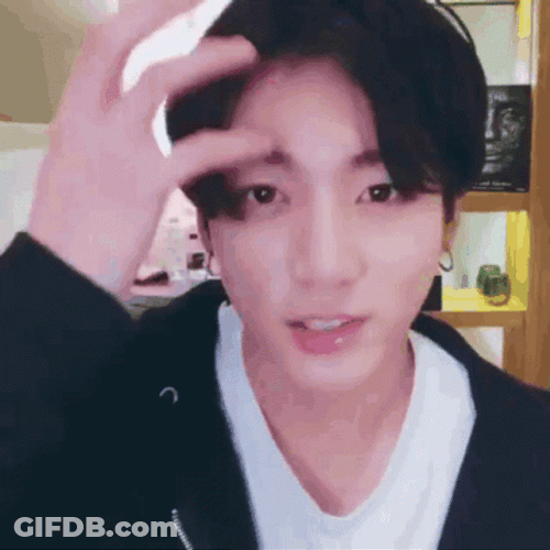 Shy Korean Jungkook GIF