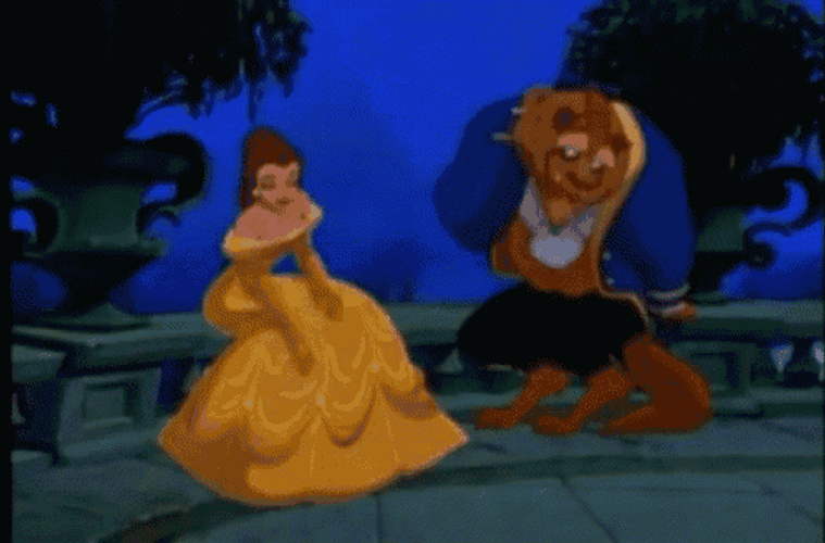 Shy Lovers Beauty And The Beast GIF