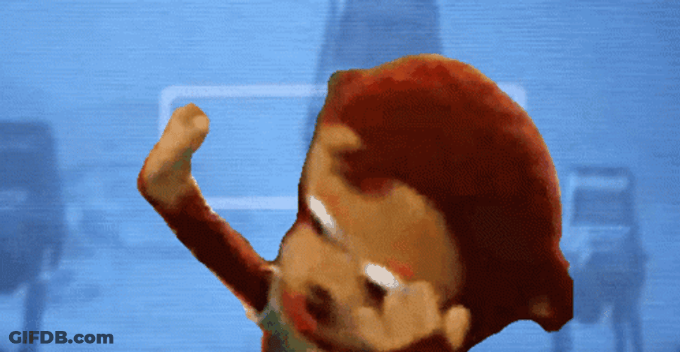 Shy Monkey Puppet GIF
