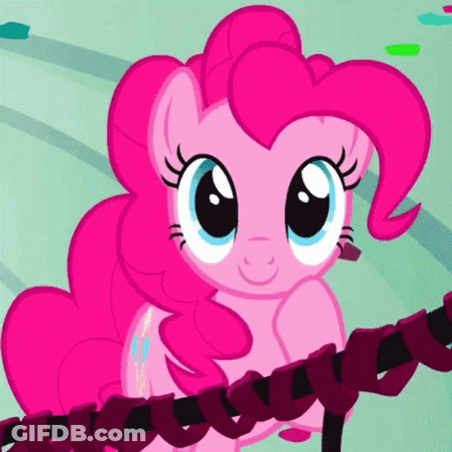 Shy Pinkie Pie GIF