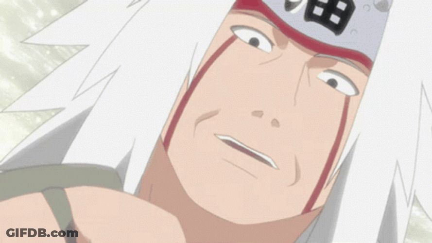 Shy Smile From Jiraiya GIF