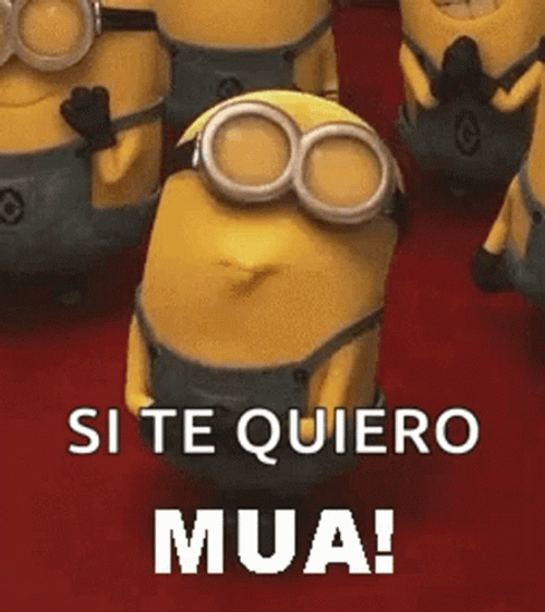 Si Te Quiero Mua Cute Minion GIF