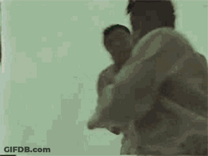 Sibling Fight On Their House Exploding GIF