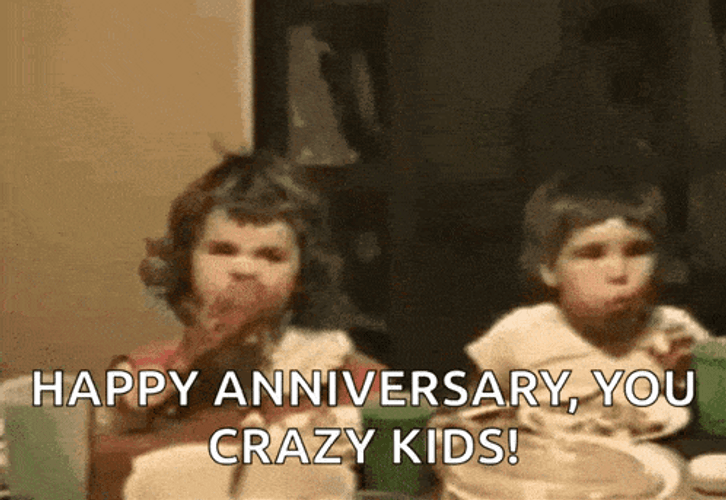 Siblings Love Happy Anniversary Meme GIF
