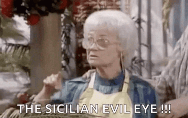 Sicilian Evil Eye Golden Girls GIF