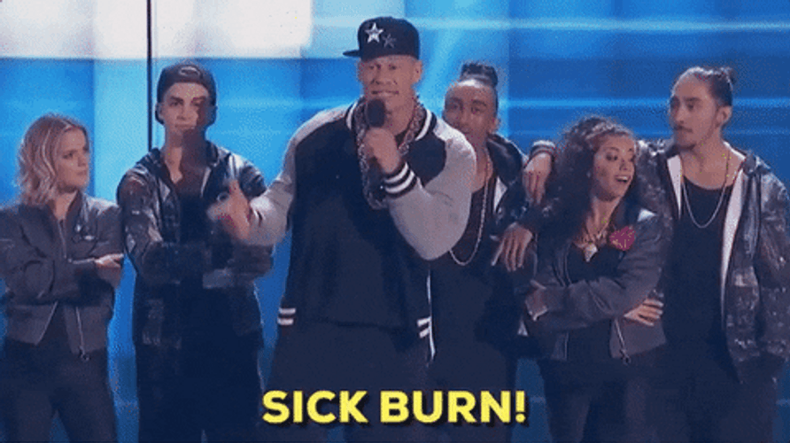 Sick Burn John Cena KCA GIF