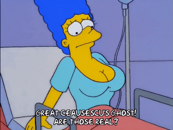 Sick Large Marge Simpson GIF