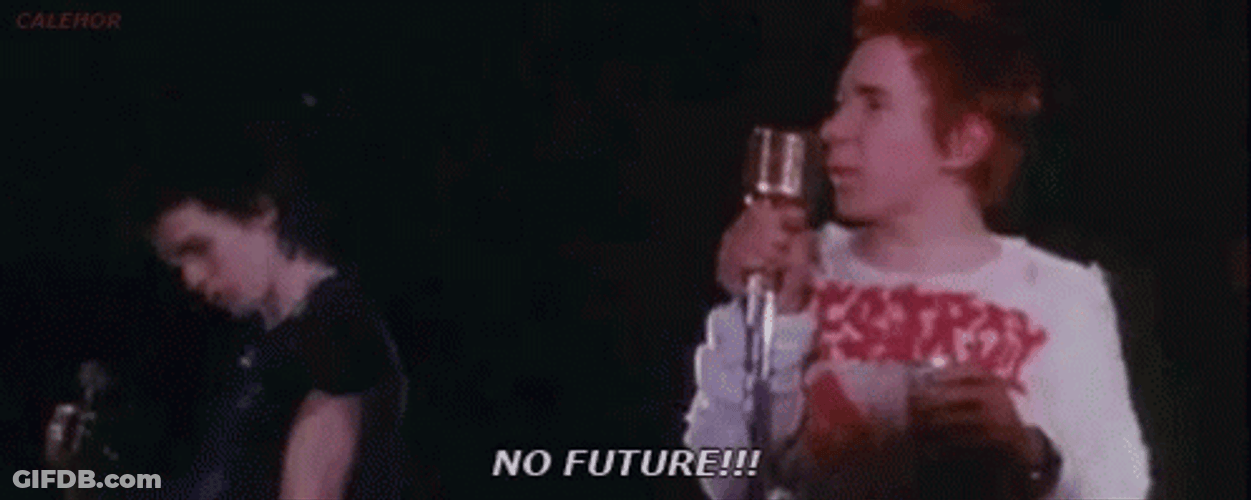 Sid Vicious Red Hair Era GIF