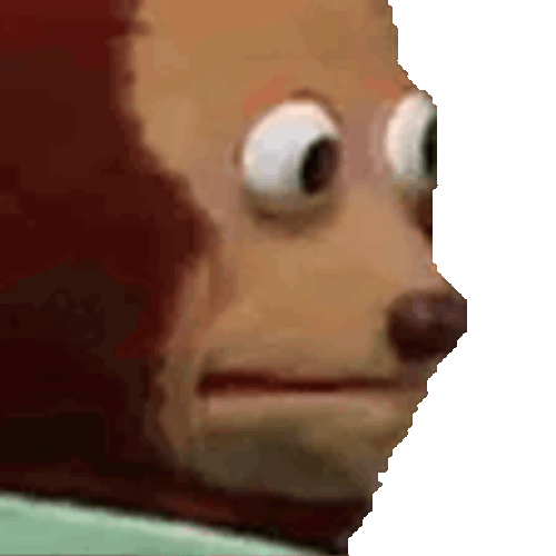 Side Eye Awkward Sticker GIF