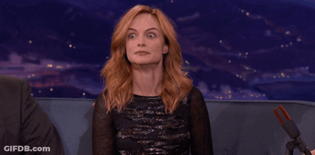 Side Eye Heather Graham Look GIF