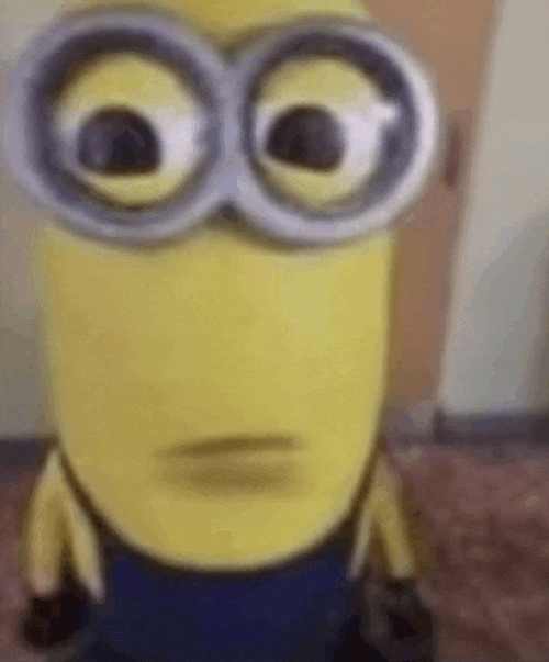 Side Eye Minyon Cringe Meme GIF