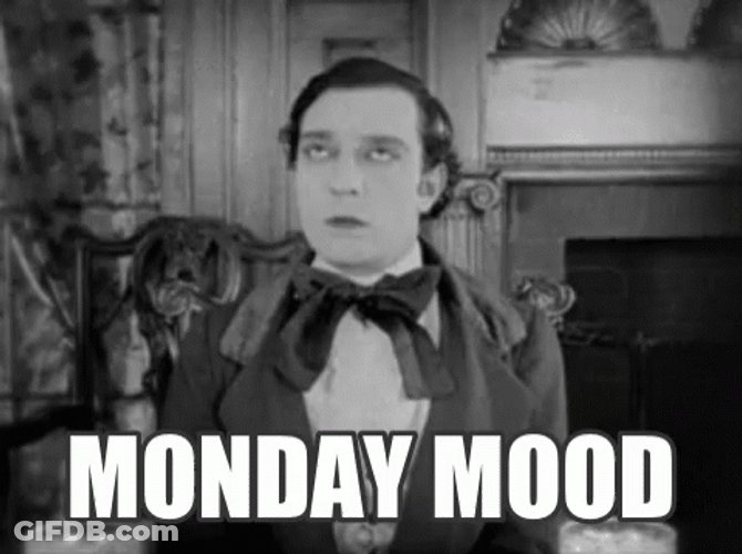 Side Eyes Monday Mood Meme GIF