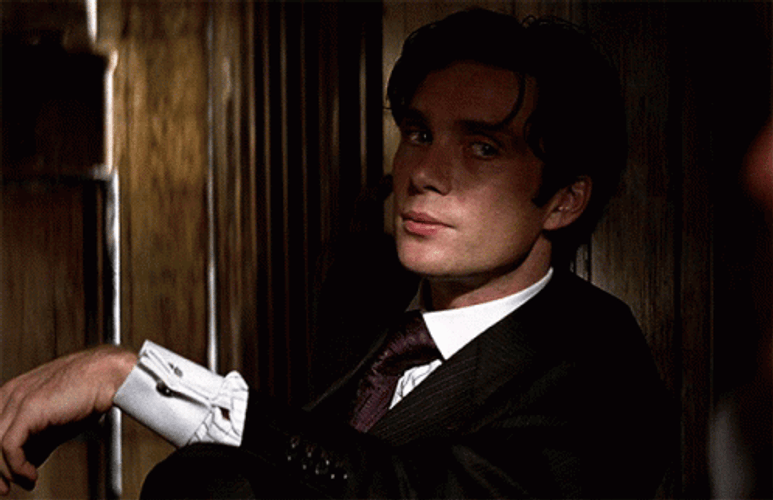 Side Glancing Cillian Murphy GIF