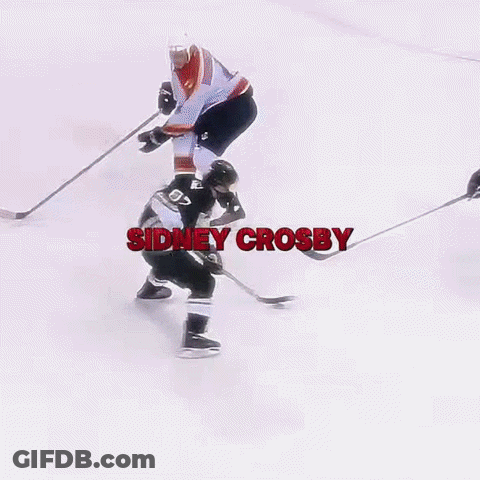 Sidney Crosby Fighting Another Player GIF