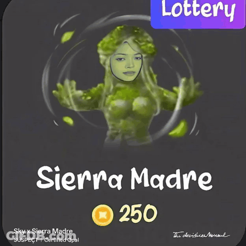 Sierra Madre Lottery Advertisement 250 Prize GIF
