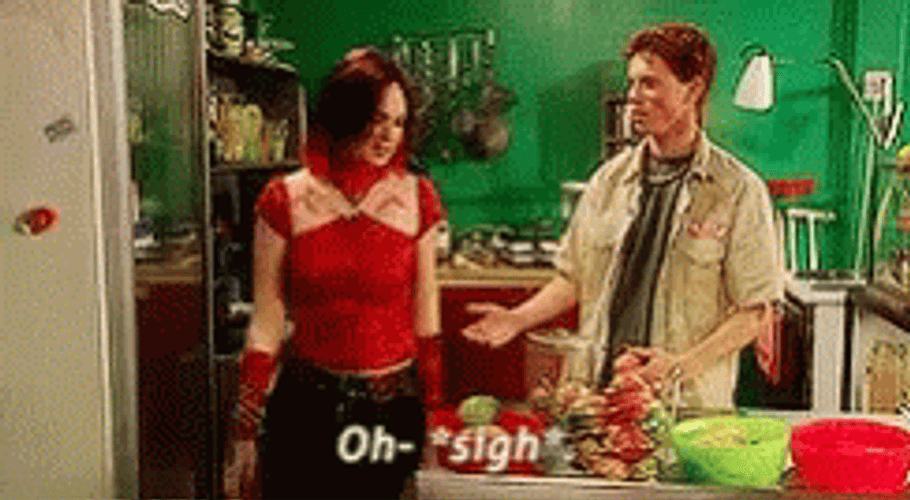 Sigh Couple Arguing GIF