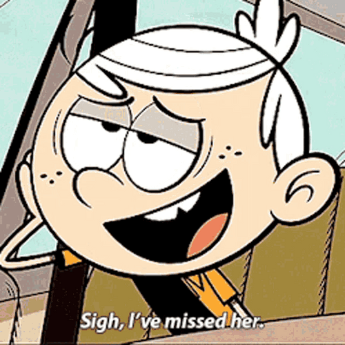 Sigh Lincoln Loud GIF