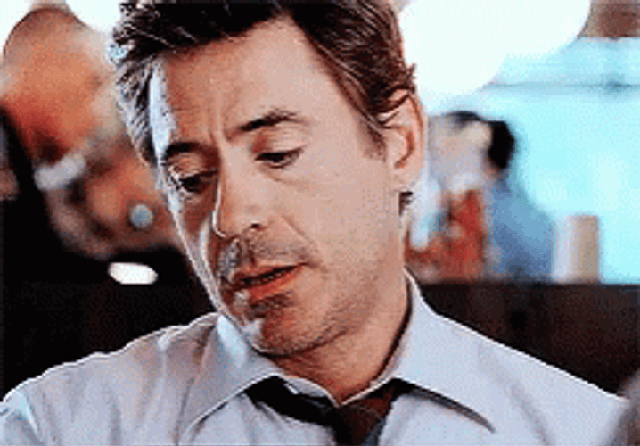 Sigh Robert Downey Jr. GIF