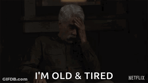 Sigh Tired GIF