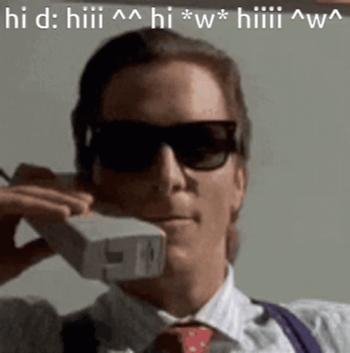 Sigma Face While Calling Meme GIF
