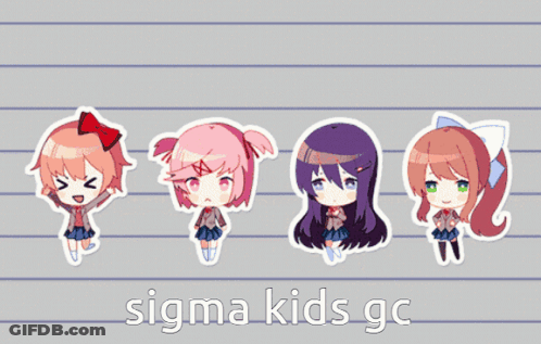 Sigma Kids Gc Is Written On The Bottom Of The Image GIF