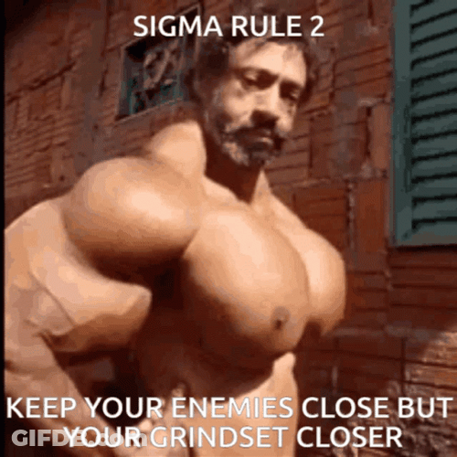 Sigma Meme Rule Number Two GIF