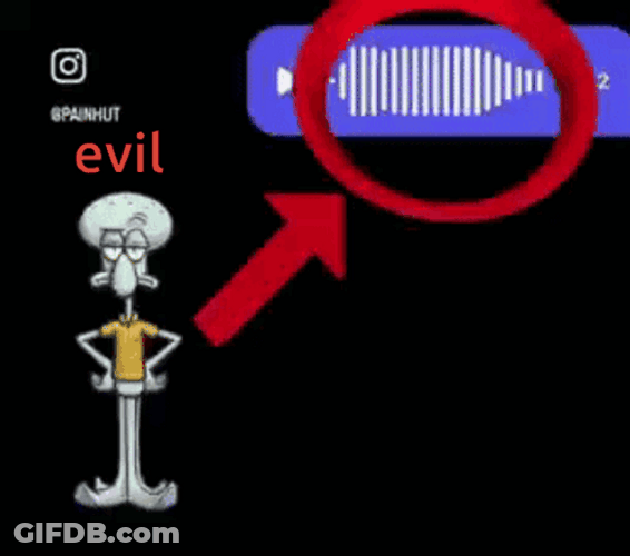 Sigma Meme Squidward Recording GIF