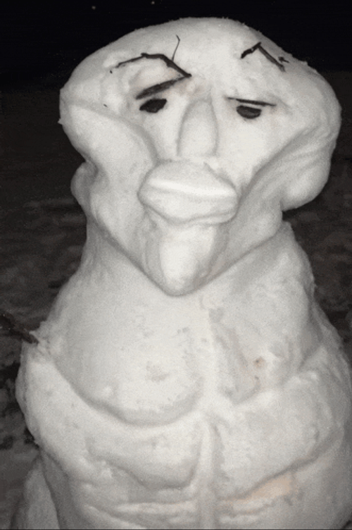 Sigma Snowman Meme GIF