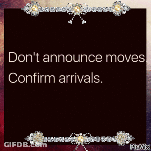 Sign Don't Announce Moves Confirm Arrivals GIF