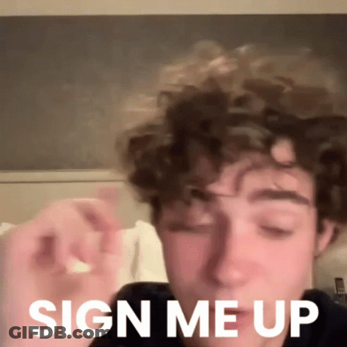 Sign Me Up Joshua Bassett Singer GIF