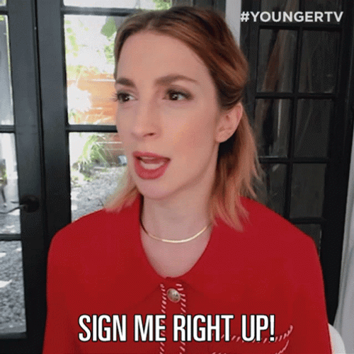 Sign Me Up Younger TV Molly Bernard GIF