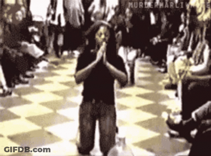 Sign Of The Cross Death Drop GIF