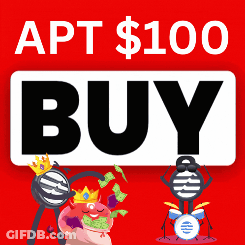 Sign Saying 100 Dollar Buy With Devil Holding Money GIF
