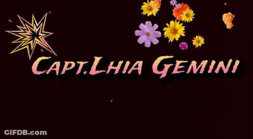 Sign Saying Capt.lhia Gemini GIF