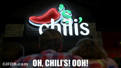 Sign Saying Chili's GIF