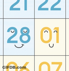 Sign Saying Happy 28 01 Leap Day GIF