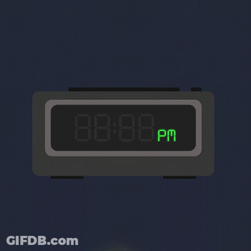 Sign Saying Happy Hour With Neon Drink Icons GIF