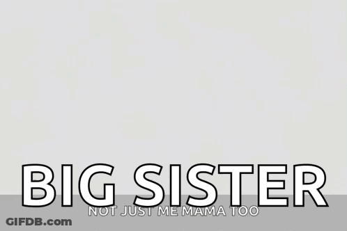 Sign Saying I Appreciate You And Big Sister GIF