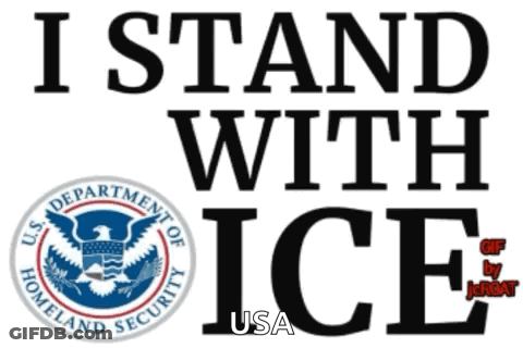 Sign Saying I Stand With Ice GIF