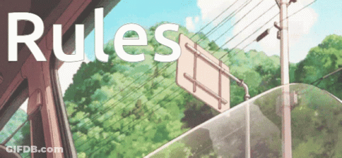 Sign Saying Rules GIF