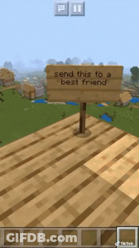 Sign Saying Send This To Best Friend GIF