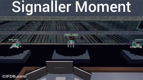 Sign Saying Signaller Moment GIF