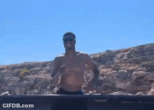 Sign Saying Summer Is Here With Raft GIF