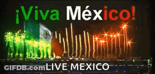 Sign Saying Viva Mexico And Live Mexico GIF