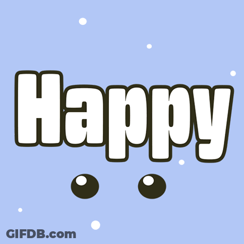 Sign Saying You Deserve To Be Happy With Smiling Face GIF