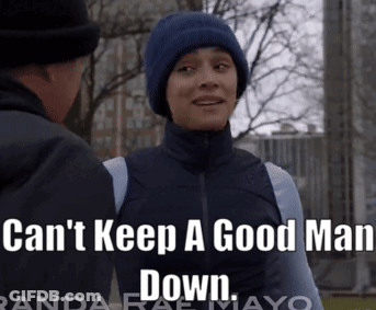 Sign Swing Arm Holding Down Release Roll Ball GIF
