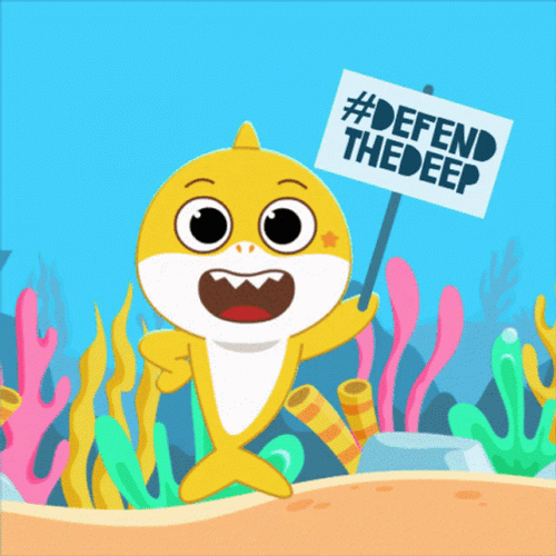 Sign The Letter Baby Shark GIF