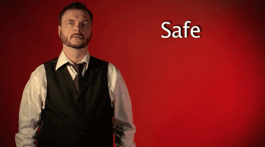 Sign With Robert Safe Sign Language GIF