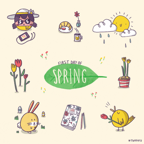 Significant Things On The First Day Of Spring GIF